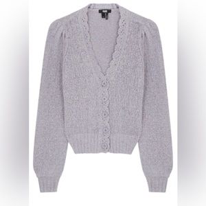 PAIGE Joyce Cardigan in lilac